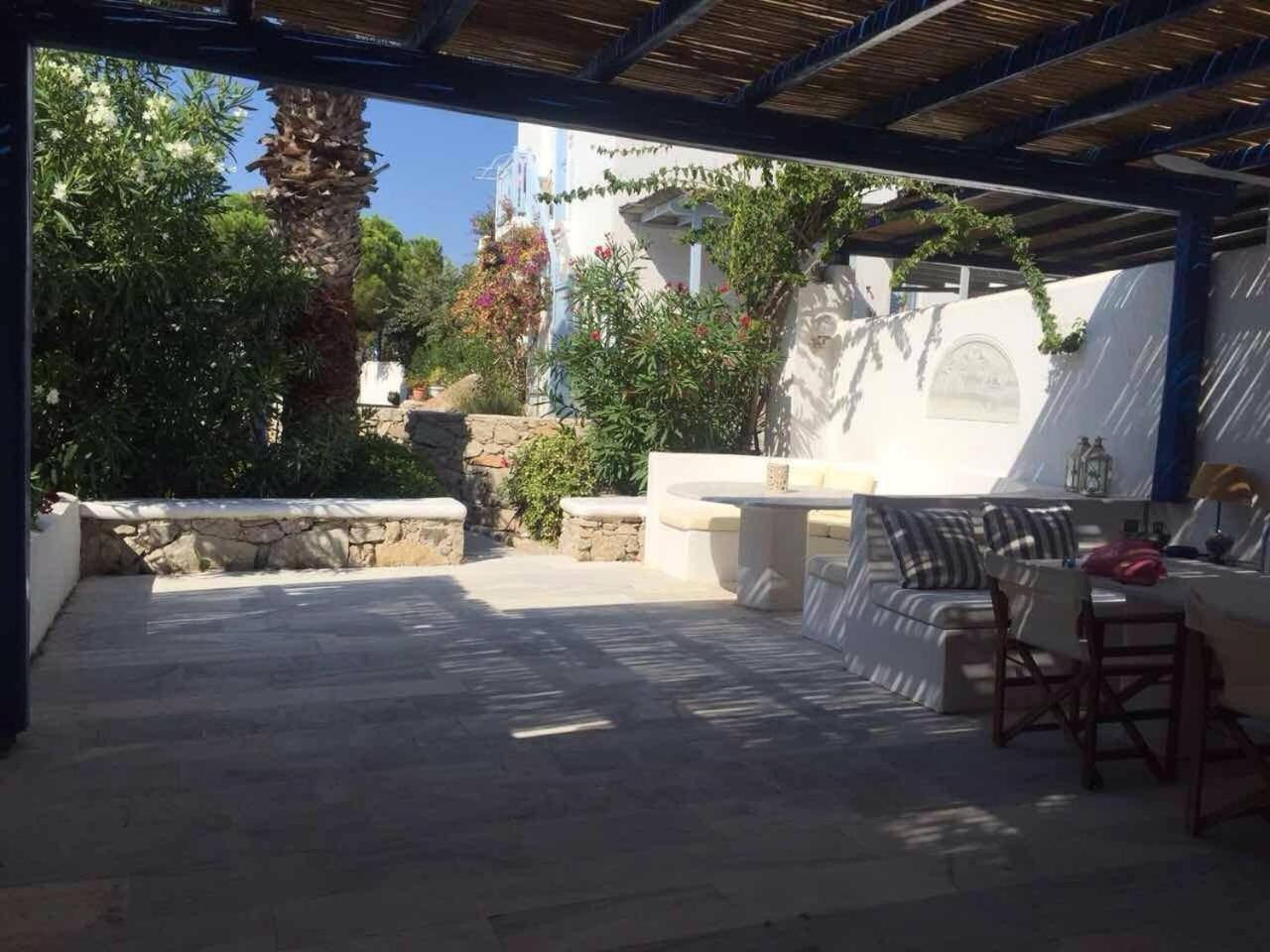 Mykonian House With Shared Pool Villa Ornósz Kültér fotó