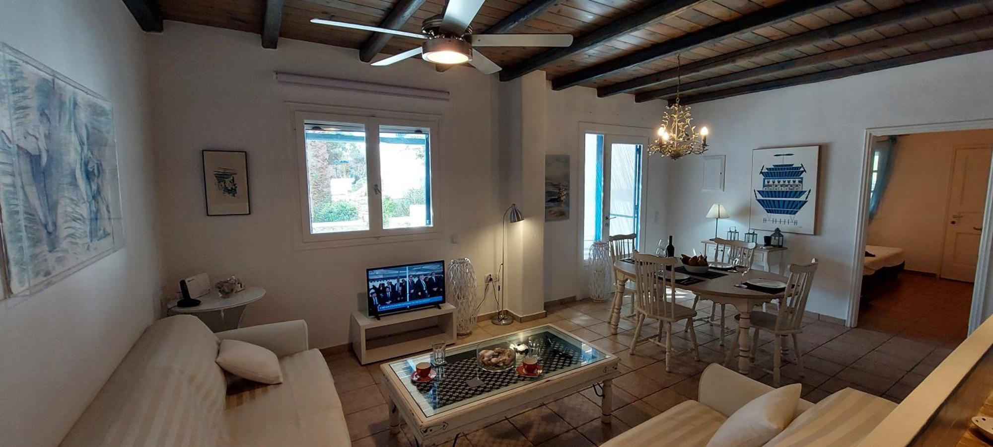 Mykonian House With Shared Pool Villa Ornósz Kültér fotó