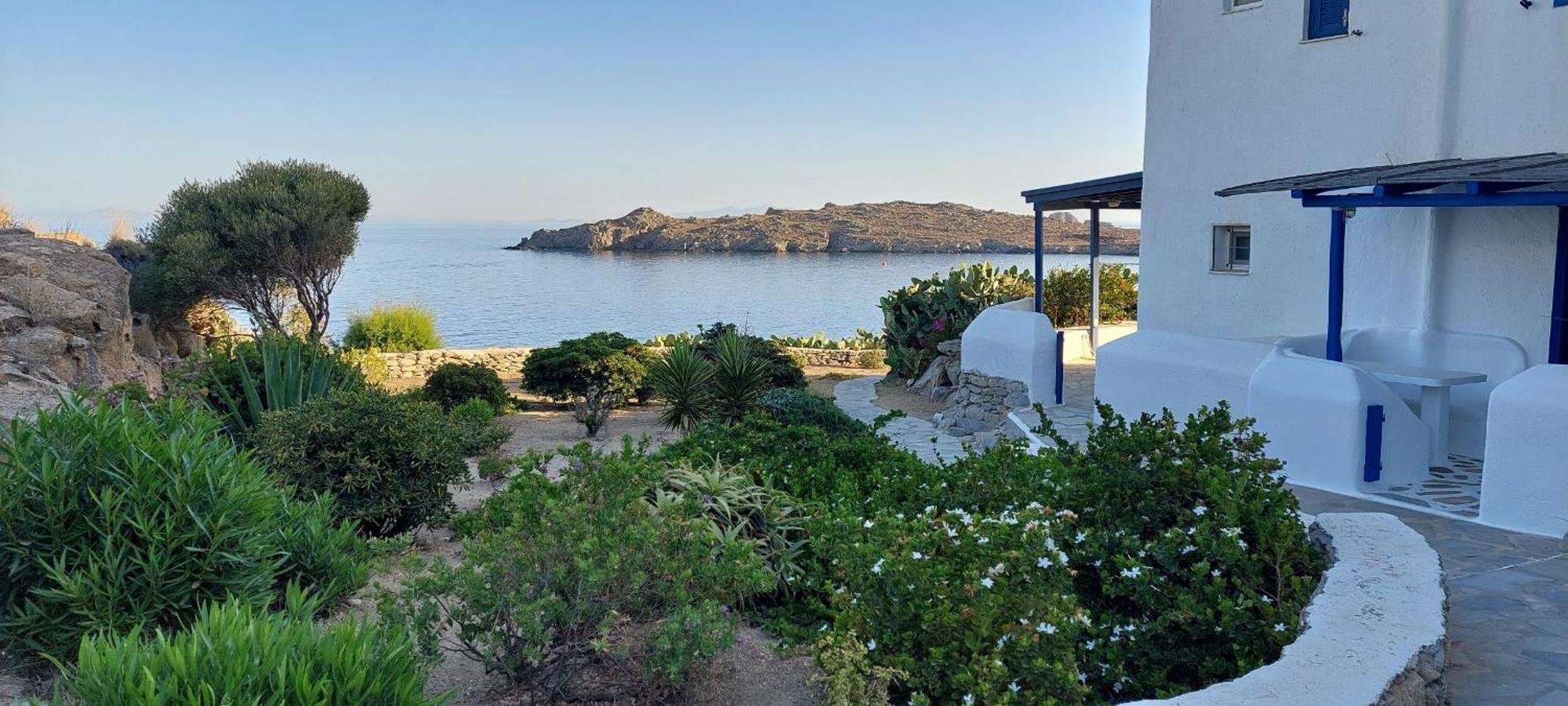Mykonian House With Shared Pool Villa Ornósz Kültér fotó